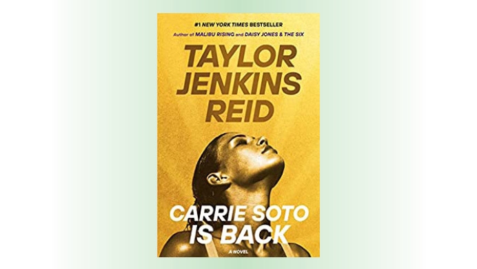 A image of the photo cover for the book, "Carrie Soto is back" by Jenkins Reid.