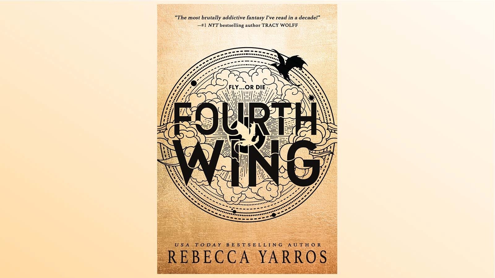 An image of the cover of 'Fourth Wing,' one of the Best Books of 2023 according to Amazon's book editors.